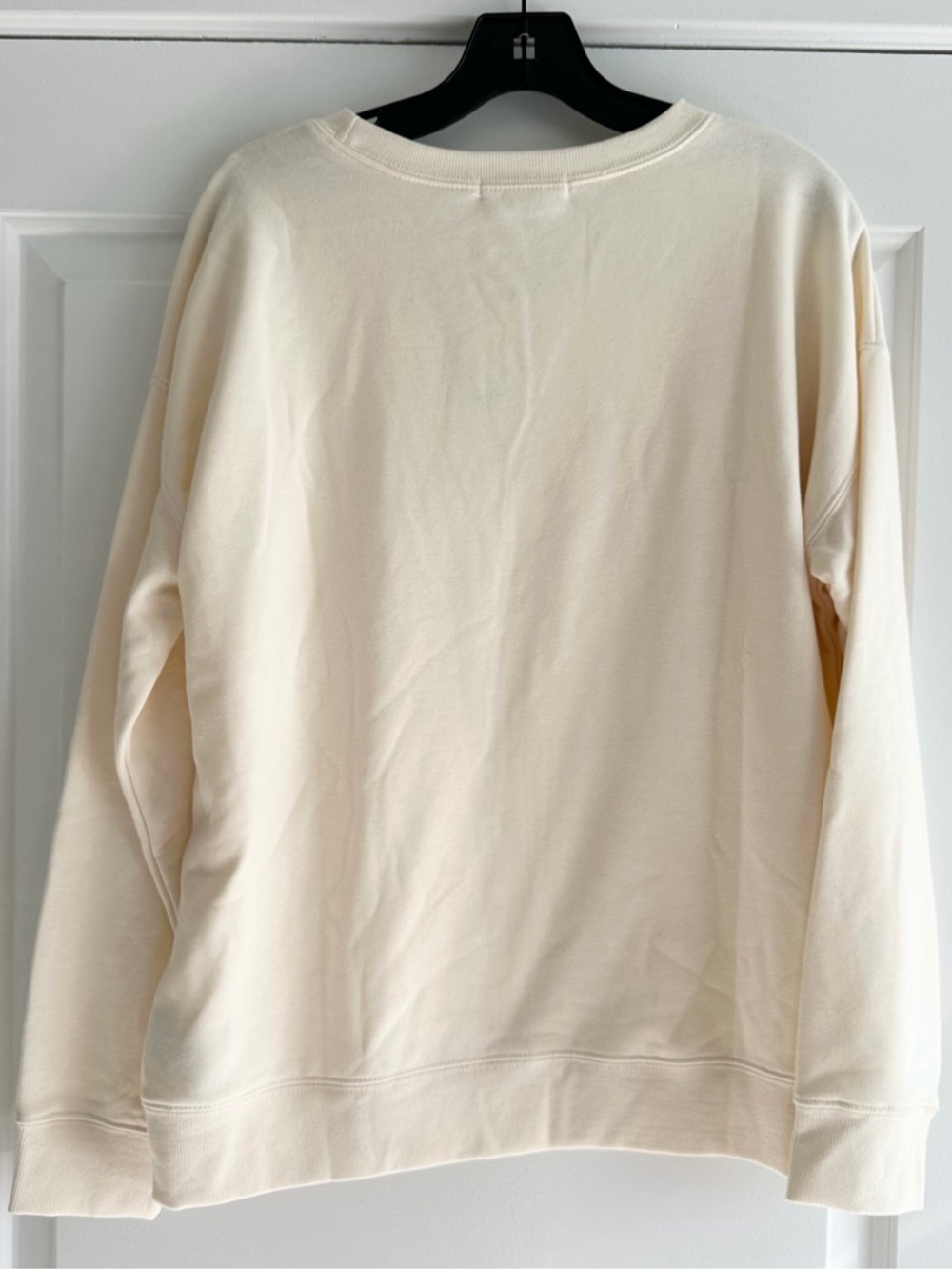 Francesca’s Cream & Red Graphic Sweatshirt with Martini Cocktail Print NWT - Picture 3 of 5
